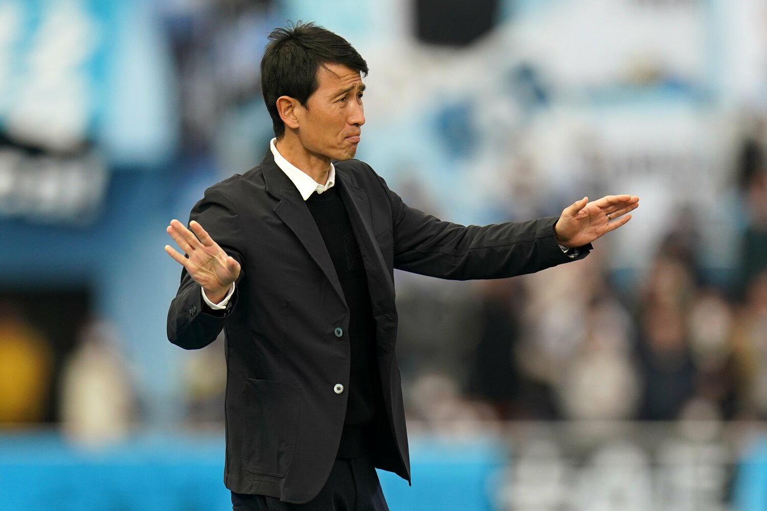 サガン鳥栖監督時代の金明輝さん（2020年）©Etsuo Hara/Getty Images