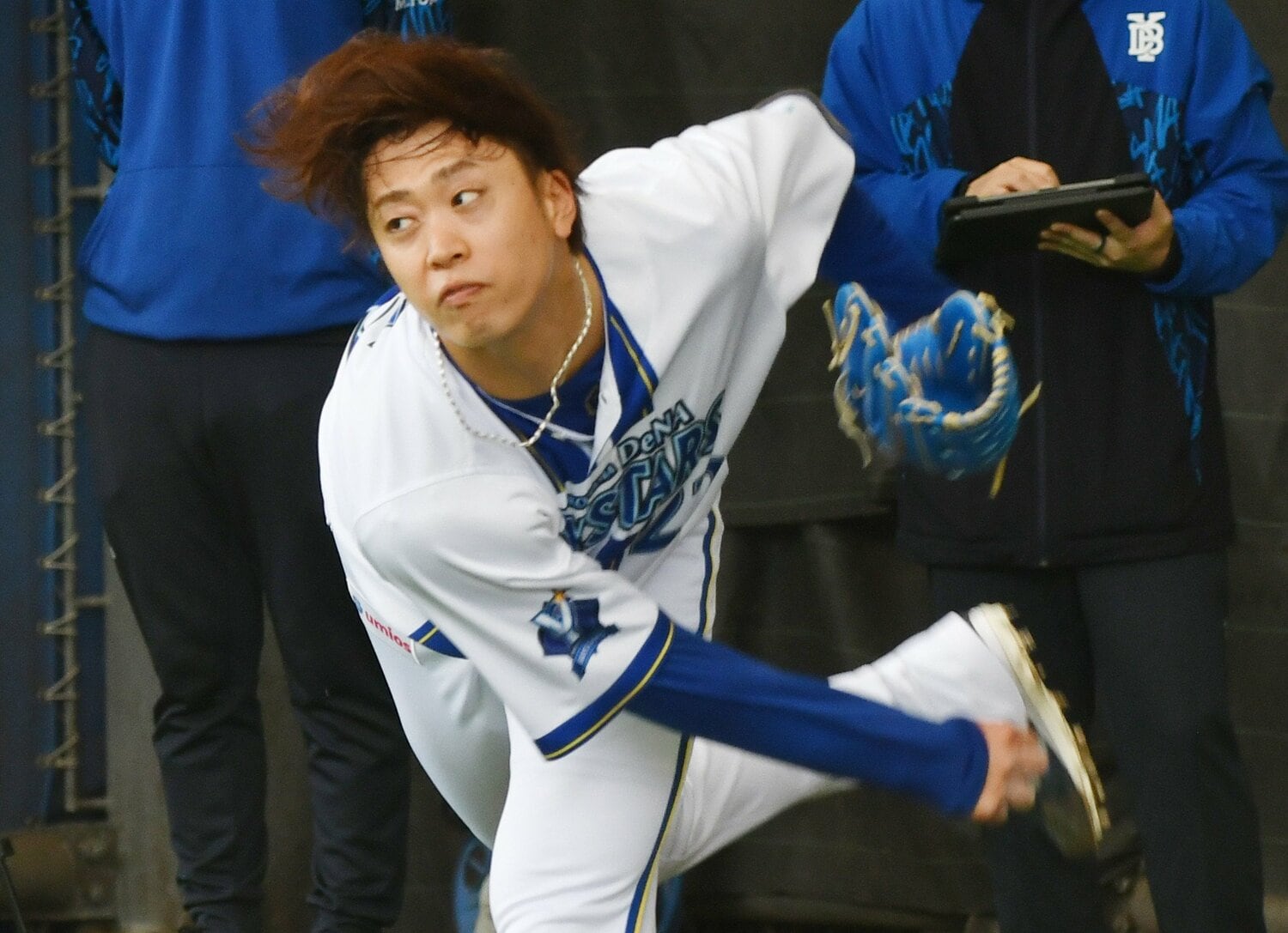 新球のマスターが先発転向の成否のカギを握る ©JIJI PRESS