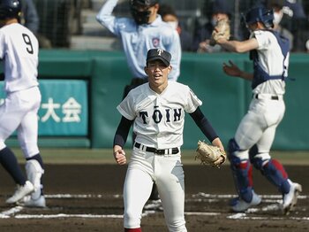 “大阪桐蔭が取り戻した3つの強さ”をプロ野球スカウトが称賛 「正捕手の松尾選手はクールな印象だったが…」〈センバツ〉＜Number Web＞ photograph by Kyodo News