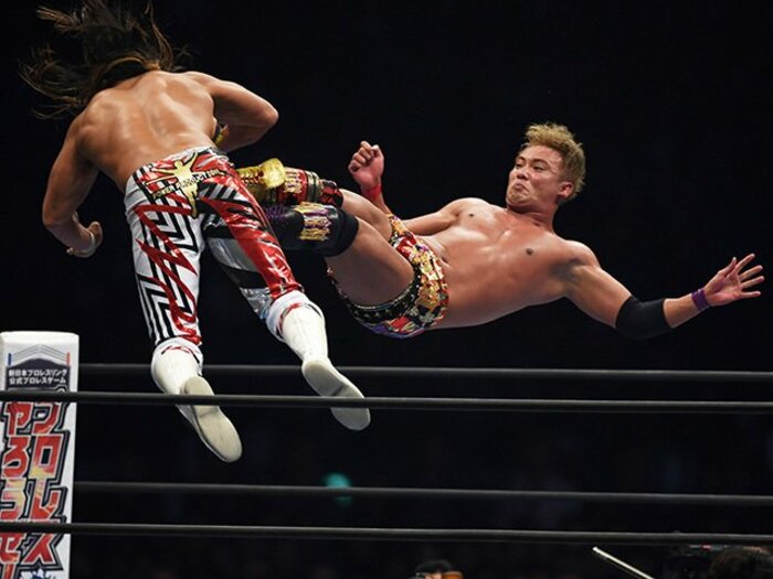 オカダが勝ち中邑はWWEの“世界”へ。そして棚橋が言葉を失った1・4。<Number Web> photograph by Essei Hara