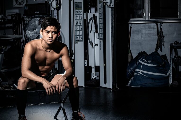 寺地拳四朗（WBC世界ライトフライ級王者）との統一戦に挑むWBA世界ライトフライ級スーパー王者・京口紘人。寺地の実力を認めながらも、圧倒することを誓った ／ photograph by Shunsuke Mizukami