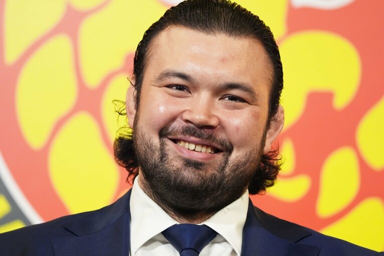 新日本プロレスに入団したウルフアロン。来年1月4日、東京ドームでデビューする　©Essei Hara