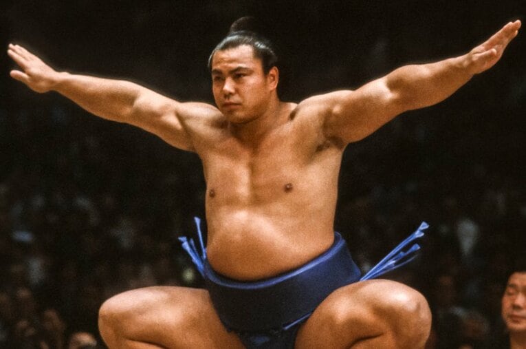 2016年7月31日に亡くなった千代の富士。写真は1983年の九州場所（11月場所）で ／ photograph by Getty Images