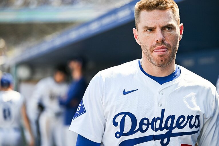 【他媒体でなかなか見られないドジャースナインのカッコイイ雄姿】 ／ photograph by Nanae Suzuki