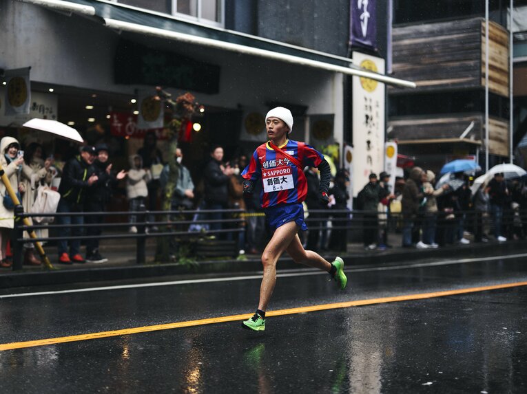 5区に挑んだ創価大の吉田だったが前々回大会は区間2位も今大会は区間9位と不完全燃焼　©︎Yuki Suenaga