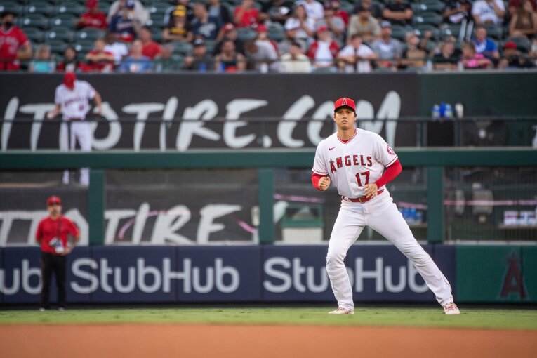 2020年を経て、翌2021シーズンに大谷はリーグMVPを獲得することに　©Nanae Suzuki