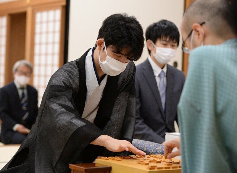 2020年の棋聖戦　©日本将棋連盟