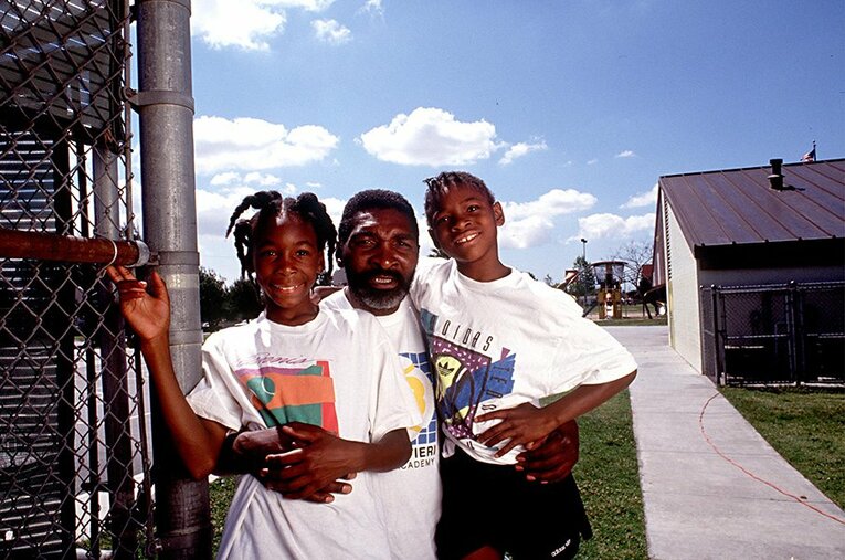 独学でビーナス&セリーナの最強姉妹を育て上げた父・リチャード。その奇跡を描いた映画『ドリームプラン』が全国で公開される ／ photograph by Getty Images