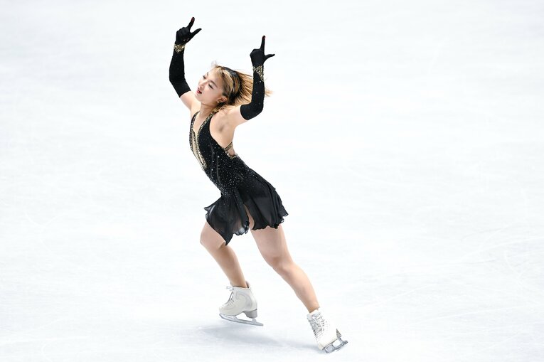 NHK杯、坂本花織のフリー演技　©︎Asami Enomoto