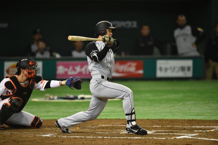 阪神時代の高山俊　©BUNGEISHUNJU