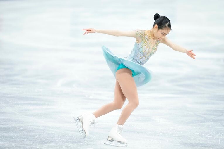 2021年全日本選手権のフリー　©Asami Enomoto