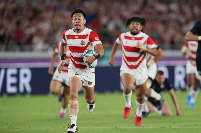 福岡堅樹／スコットランド戦 ／ photograph by Naoya Sanuki