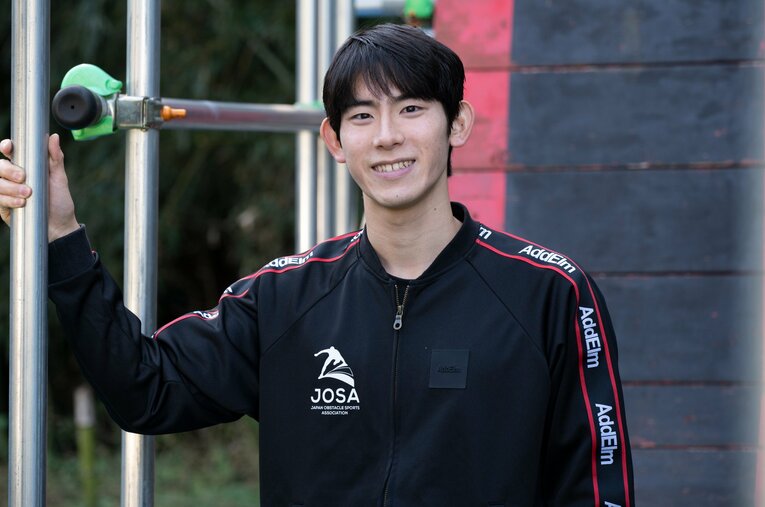 今年のオブスタクル・コース・レーシング（OCR）100m日本選手権で連覇を達成した山本遼平。OCRを含めたオブスタクル競技の日本トップ選手だ　©Tadashi Hosoda