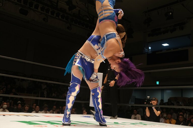 スターダムの大学生レスラー・妃南　©Norihiro Hashimoto