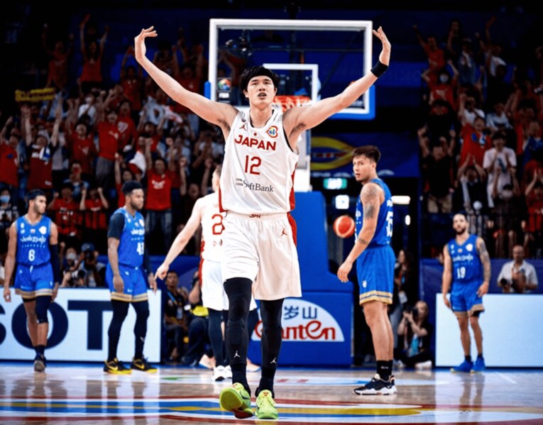 W杯ベネズエラ戦の渡邊雄太　©FIBA