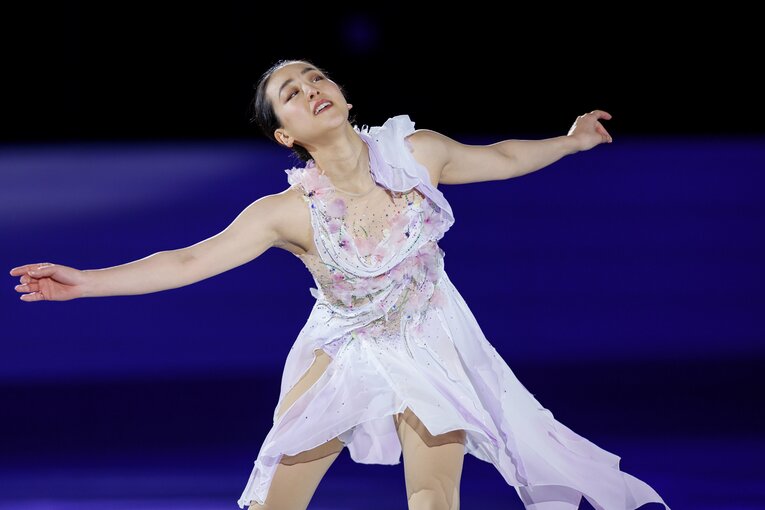 「MAO RINK」オープニングイベントに登場した浅田真央　©Kiichi Matsumoto