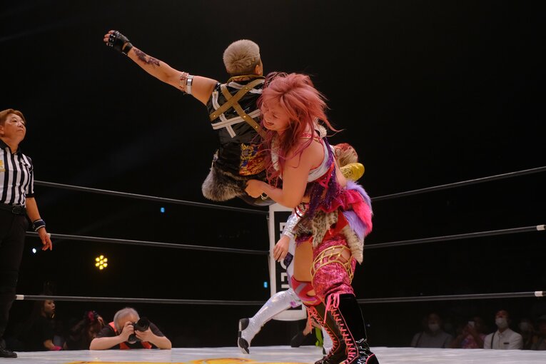 マリーゴールドの人気女子レスラー・後藤智香　©Norihiro Hashimoto
