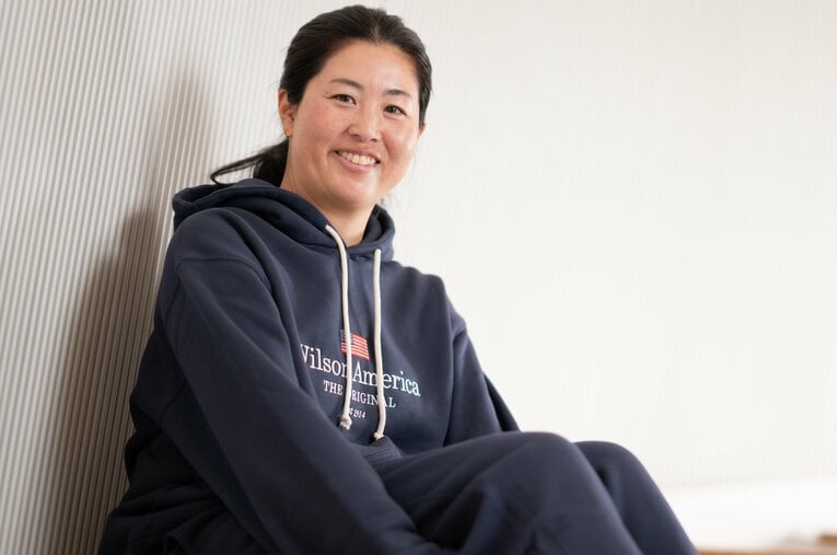 西堀健実さん（Biid株式会社所属）のNumberWebインタビュー第1回／ウエア提供　ウィルソン ／ photograph by Shiro Miyake