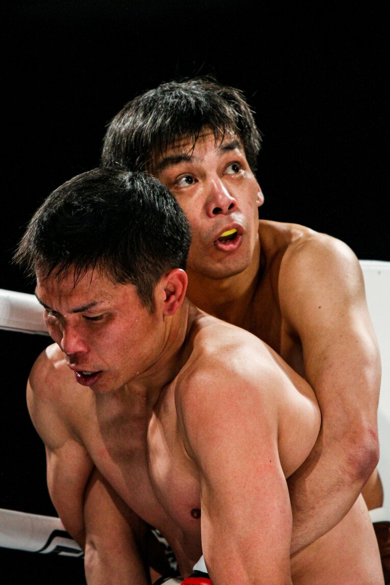 2011年2月、パンクラスで滝田J太郎と対戦　©Susumu Nagao