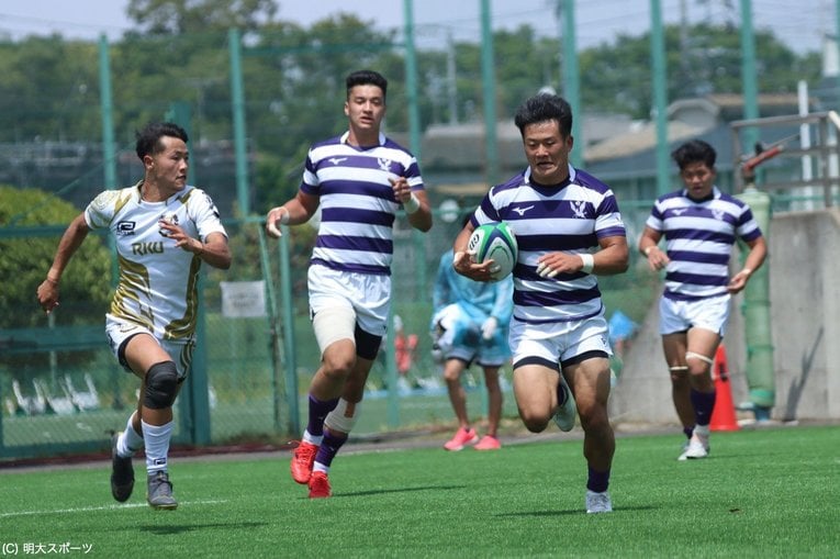 主将としてチームを牽引するSH飯沼蓮（日川高校出身）
