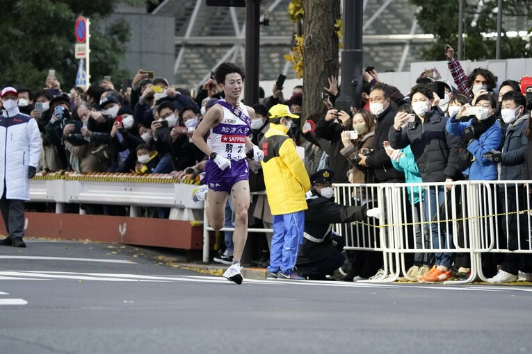 今大会ゴール直前　(C)JMPA