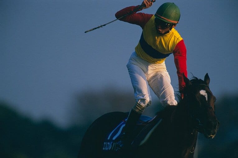 エルコンドルパサーと蛯名正義 ／ photograph by Keiji Ishikawa