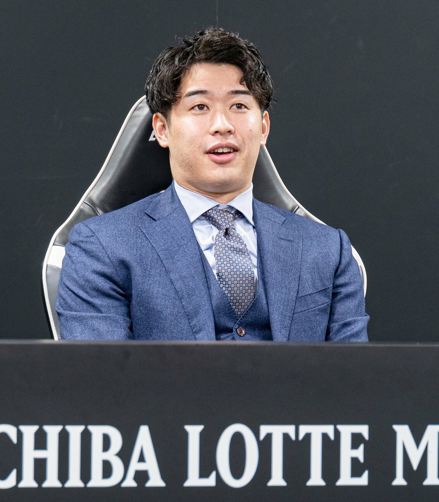 WBCメンバーに選ばれたロッテ種市篤暉（27歳）。昨季は24試合登板で9勝8敗、防御率2.63　©JIJI PRESS