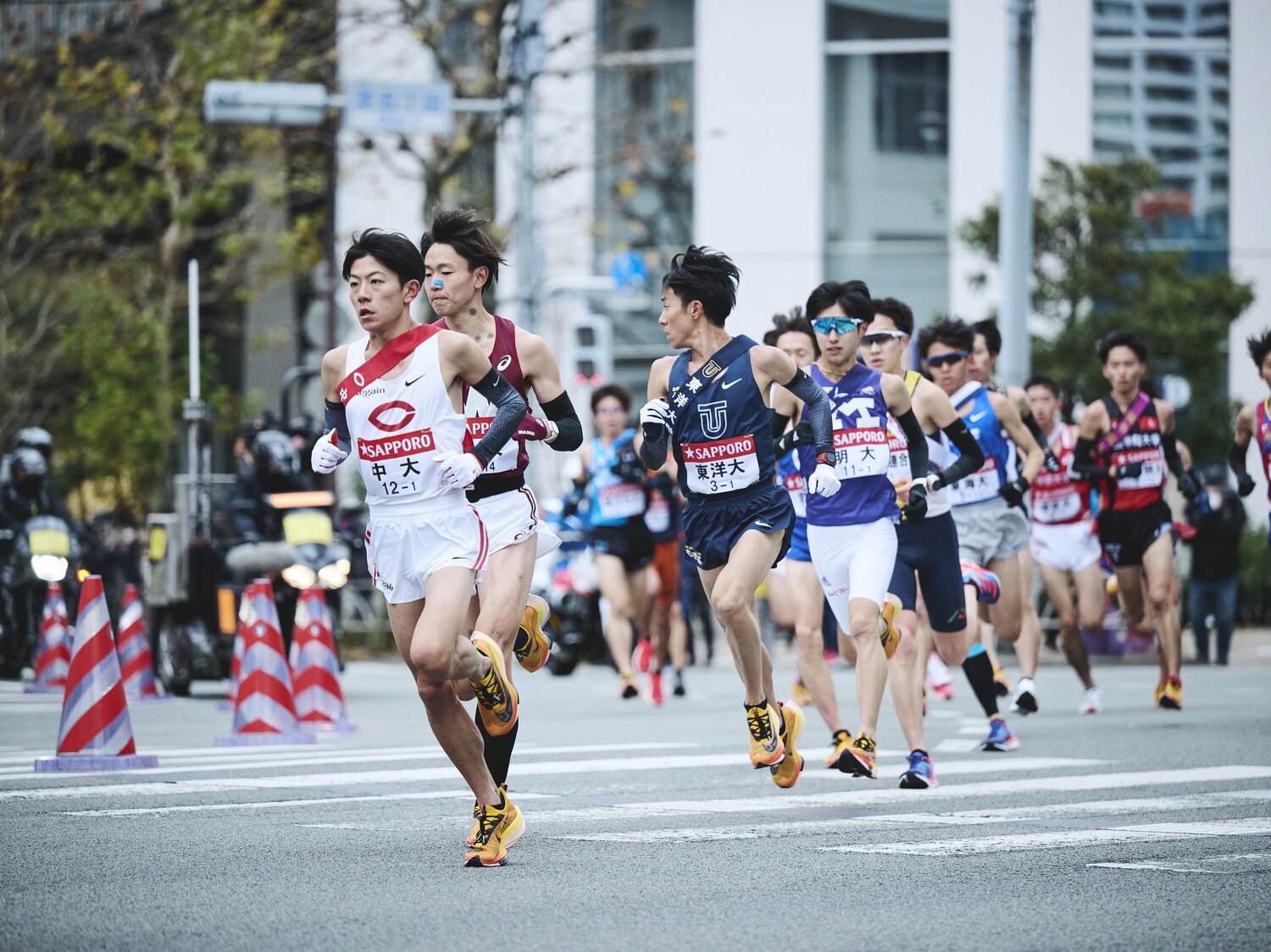 今年の箱根駅伝では1区を走った吉居大和（中大）。15年ぶりに1区の区間記録を塗り替えた彼もTTランナーズの卒業生だ　©Yuki Suenaga