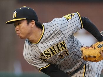 大ブレークの阪神・村上頌樹25歳「7回完全でも降板」の夜に坂本誠志郎がかけた厳しい言葉とは…“虎の村神様”を導く女房役の「洞察力」＜Number Web＞ photograph by JIJI PRESS