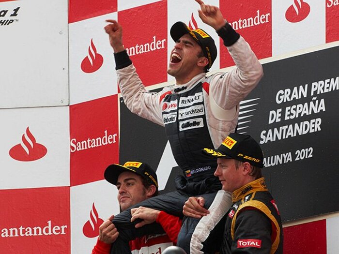 F1を去る「暴れん坊」マルドナド。過激なクラッシュすら魅力的だった。<Number Web> photograph by Getty Images
