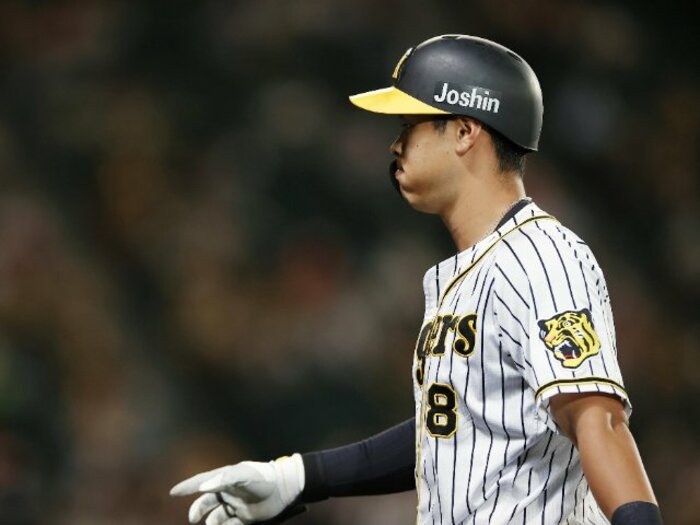佐藤輝明が「復調する可能性は十分にある」 藪恵壹が語る“阪神逆転優勝の条件”《セ・リーグ優勝争い大詰め》<Number Web> photograph by KYODO