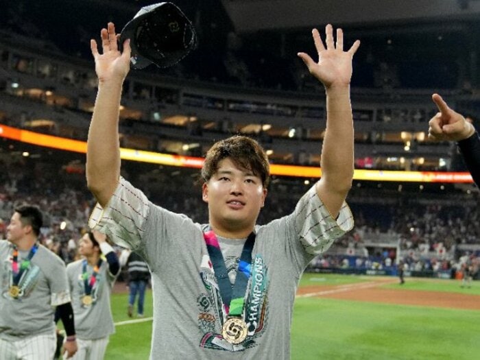 村上宗隆はなぜ自分の可能性を信じ続けられたのか? 過去発言から読み解く「もっとやれたんじゃないのか」「一番怪物だったのは…」<Number Web> photograph by Getty Images