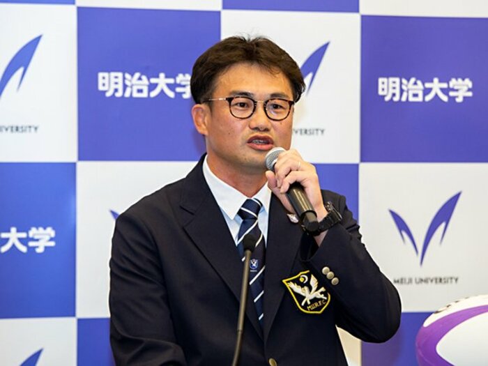 「後任は神鳥しかいない」明治ラグビーが新章に突入…新監督が追及する“BIG”、継承されるオフ・ザ・ピッチの態度とは？＜Number Web＞ photograph by Meiji University