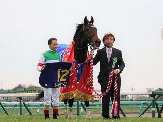 ⑧◆競馬　JRA◆　シーザリオ　サートゥルナーリア　◆　親子ストラップ　◆ 結局、“左回り”は苦手だった？ サートゥルナーリア引退で母シーザリオ