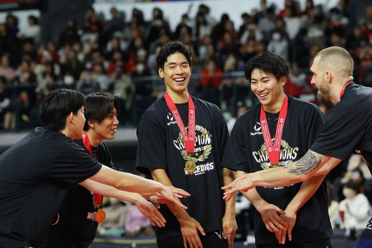 天皇杯ではMVPを獲得した　©︎JVA/AFLO SPORT