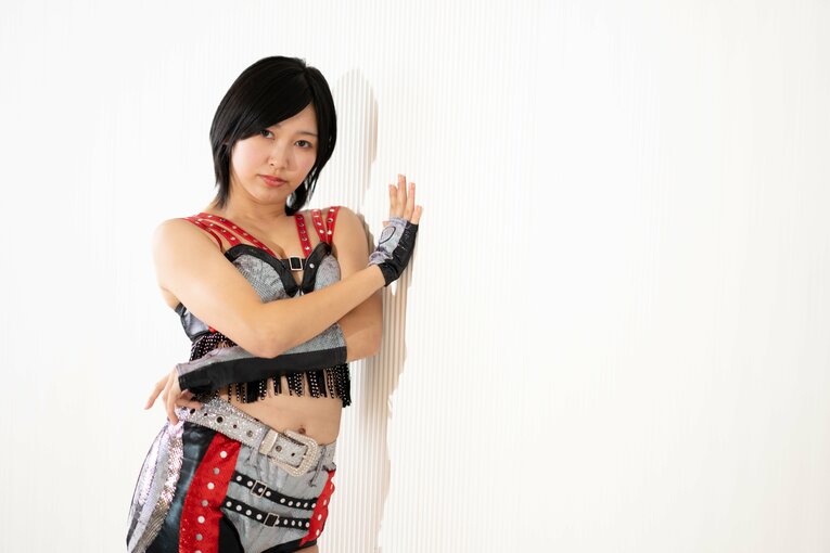 マリーゴールドのプロレスラー・咲村良子　©Shiro Miyake