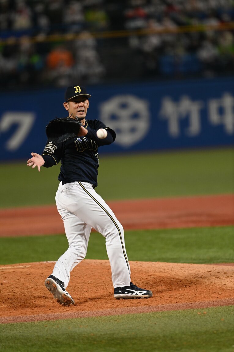 オリックス比嘉幹貴　©︎Naoya Sanuki