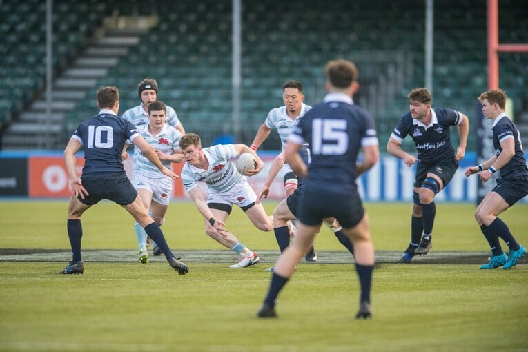 今年3月、バーシティマッチに出場した土佐誠（本人提供）