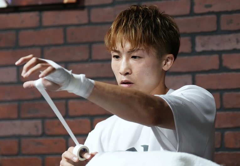 井上尚弥のジムワーク　©Naoki Fukuda