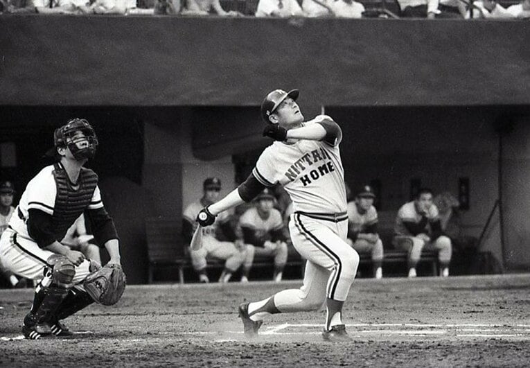 日拓フライヤーズ時代の張本勲。毎年のように3割超えの打率を残す安打製造機だった　©JIJI PRESS