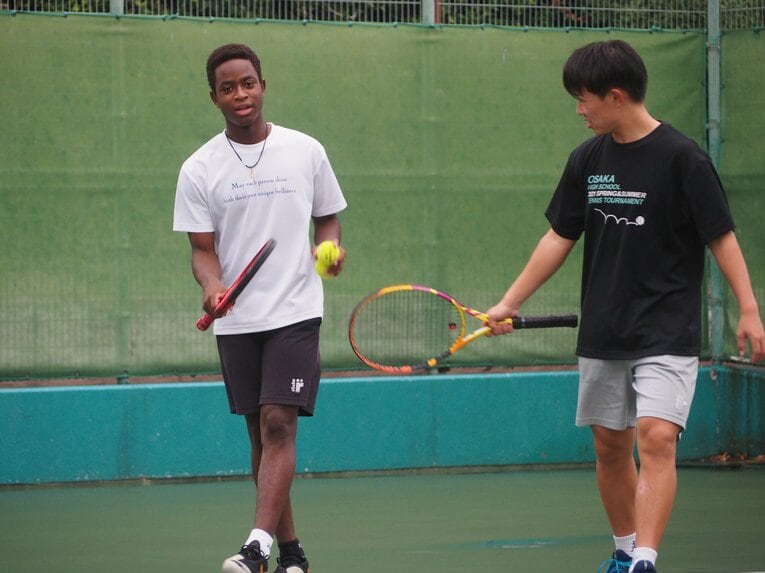 高校3年時のフリッツ　©Yu Saito