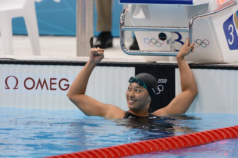 ロンドン五輪での鈴木聡美　©JMPA