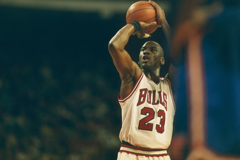 シカゴ・ブルズ時代のマイケル・ジョーダン　©︎Naoya Sanuki