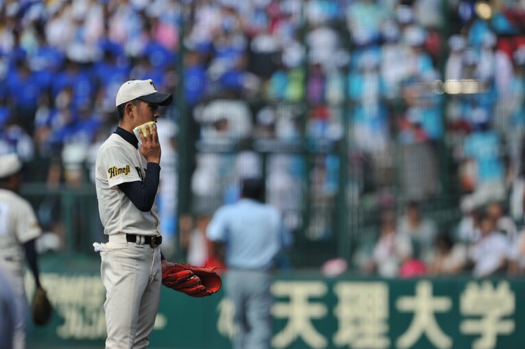 東洋大姫路時代の原樹理　©Hideki Sugiyama