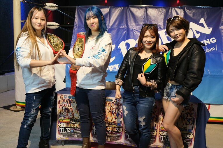 11月13日の大田区大会に向けた記者会見にて　©Norihiro Hashimoto