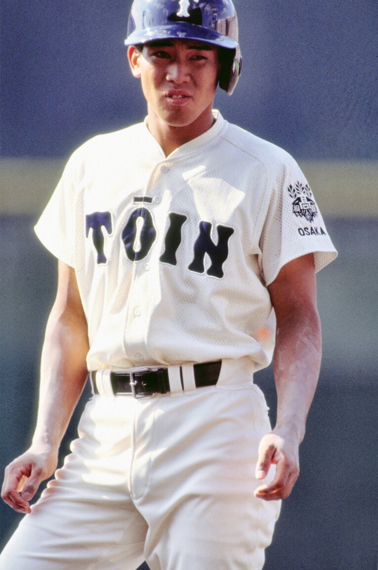 1991年夏の甲子園を騒がせた大砲・萩原　©Katsuro Okazawa/AFLO