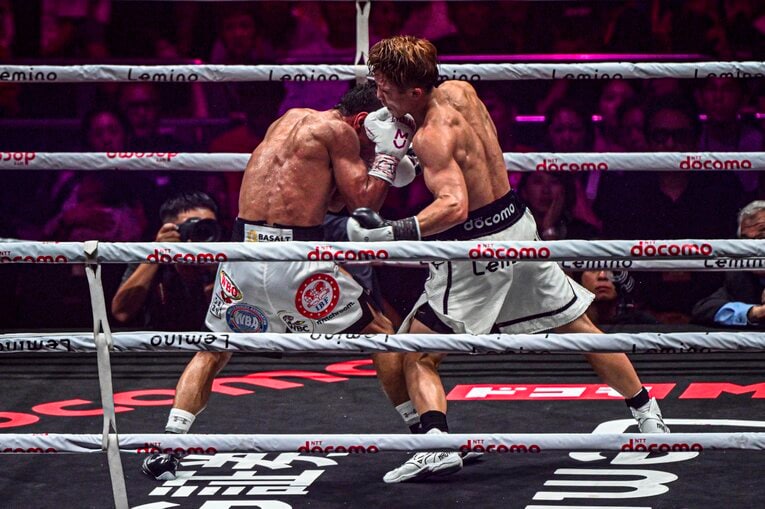 井上尚弥vs.ムロジョン・アフマダリエフ。9月14日、IGアリーナ　©Takuya Sugiyama