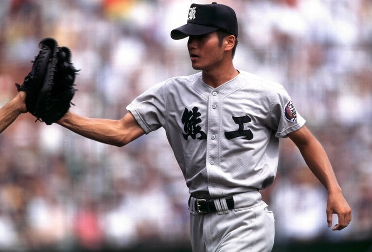 松山商戦、先発した熊本工・園村淳一　©Hideki Sugiyama