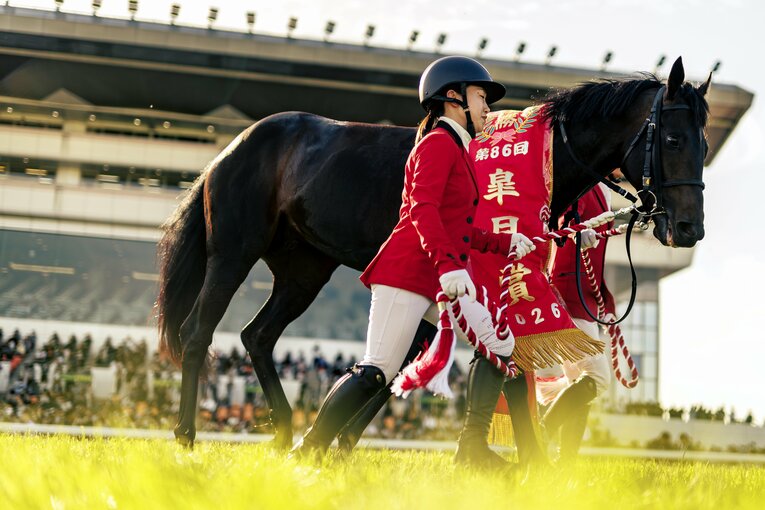 中山競馬場の大観衆の前で　©Kiichi Matsumoto