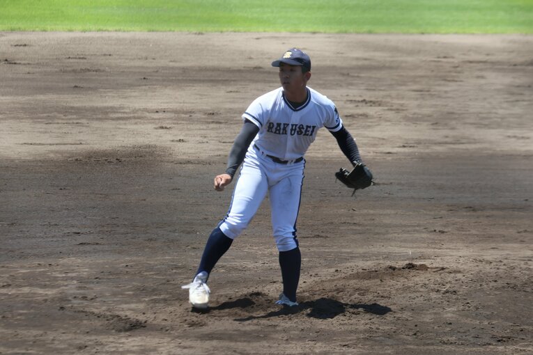 チームのエースである宮井は最速143キロの直球とカットボールが武器。東大志望で夢は弁護士だという　©Fumi Sawai　